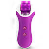 Стимулятор з імітацією оральних ласк FeelzToys — Clitella Oral Clitoral Stimulator Purplе, фото 5