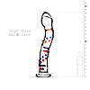 Скляне делего з вигинами та малюнком Gildo Glass Dildo No. 3, фото 6