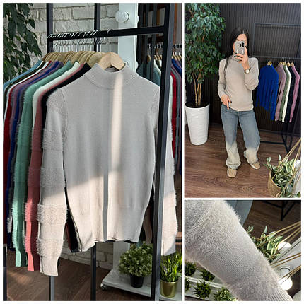 Розкішний жіночий светр, тканина "В'язка" 48/50, 52/54 розмір 48/50, фото 1