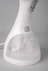 Вертикальний відпарювач ручний Grunhelm GHS1509 парова праска для одягу 1500 Вт 300 мл 25 г/хв Білий, фото 2