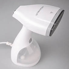 Вертикальний відпарювач ручний Grunhelm GHS1509 парова праска для одягу 1500 Вт 300 мл 25 г/хв Білий, фото 3