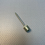 Насос для м’яча двосторонній, насос для футбольного мяча, ручний насос для м’яча з голкою Hechpro чорний (6926), фото 8