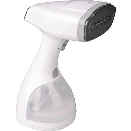 Вертикальний відпарювач ручний Grunhelm GHS1509 парова праска для одягу 1500 Вт 300 мл 25 г/хв Білий, фото 1