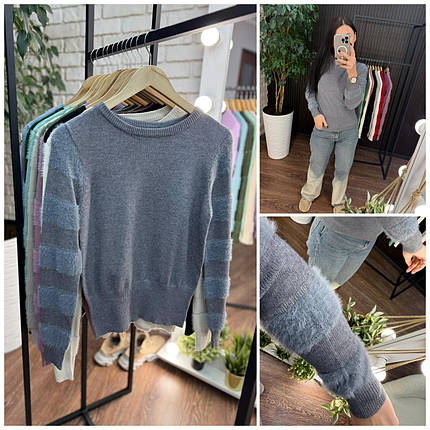 Розкішний жіночий светр, тканина "В'язка" 48/50, 52/54 розмір 48/50, фото 1