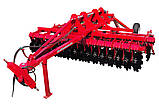 Дисковий важкий лущильник причіпний ЛДТ-2,5, універсальна борона, на еластомірах, до трактора МТЗ, ширина 2,5 м, фото 2