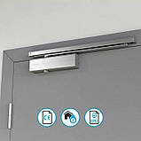 Дотягувач з шиною срібло EV1ASSA ABLOY DC135, фото 4