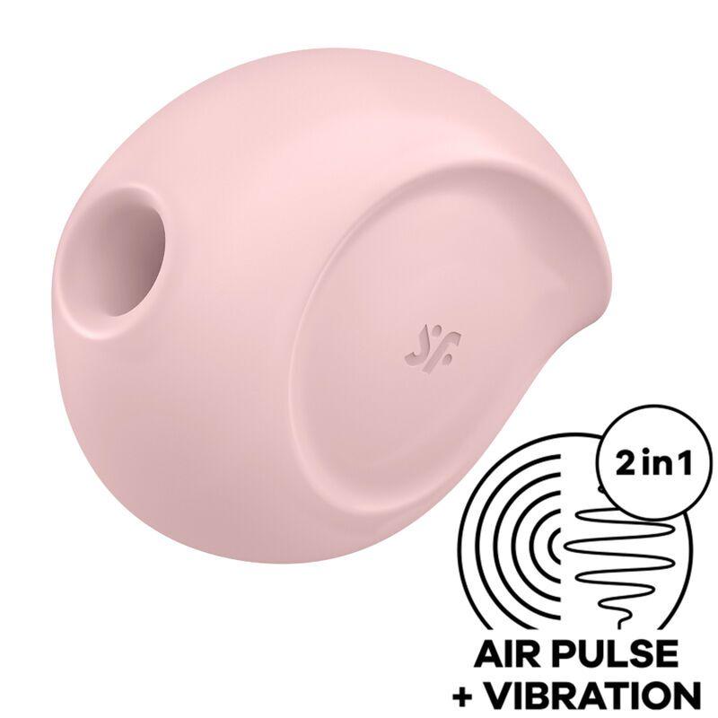Вакуумний кліторальний стимулятор із вібрацією Satisfyer Sugar Rush Rose, фото 1