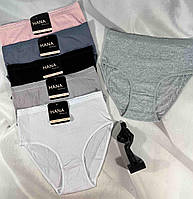 Трусики Hana 95% cotton висока посадка  Розмір 48-54