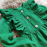 Сукня зелена з мікровельвету "Мрія"  (92-110р), фото 4