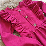 Плаття "Рожева мрія" з мікровельвету (134р), фото 2