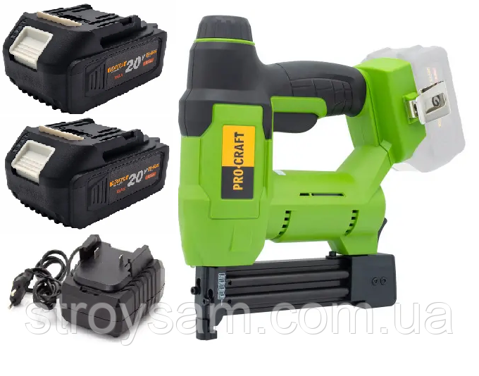 Аккумуляторный степлер Procraft PEH20 (2 Акб і ЗП), фото 1