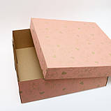 Коробка для віночків та декоративних виробів 360*360*120 бурий картон, фото 3