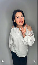 Вишиванка жіноча з білого льону "Казка", фото 2