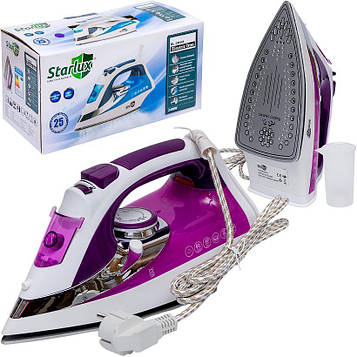 Праска парова з керамічним покриттям нагрівання від 80 до 220 °C, регульований пар резервуар об'ємом 250 мл