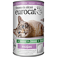Корм вологий EuroCat Liver для котів шматочки в желе з печінкою 415 г, фото 3