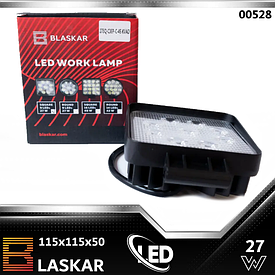 Фара світлодіодна додаткова LED BLASKAR 115х115х50мм 27W 12-24V ближнє світло