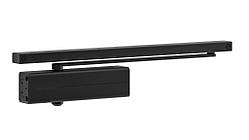 Дотягувач з шиною чорний RAL9005 ASSA ABLOY DC135