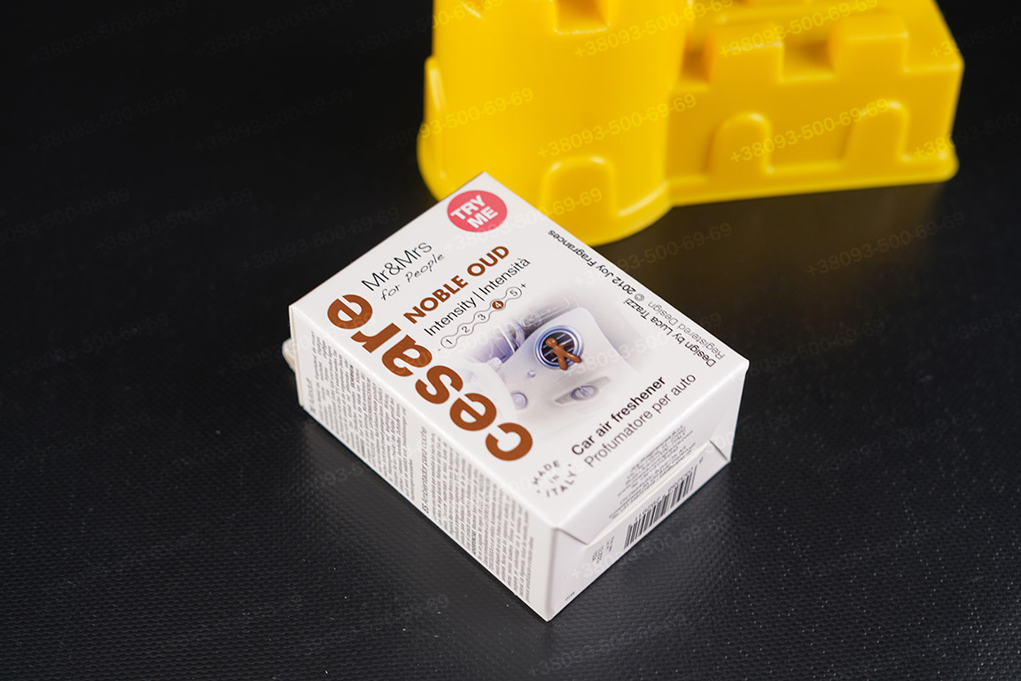 Ароматизатор для авто CESARE бронзовий NOBLE OUD – Mr&Mrs Fragrance (коробка), фото 1