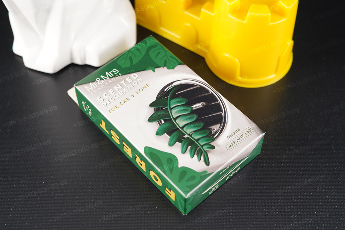 Ароматизатор для авто FOREST зелений ПАПОРОТЬ із ароматом соснового лісу/FERN PINE – Mr&Mrs Fragrance, фото 1