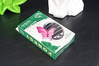 Ароматизатор для авто FOREST рожевий МЕТЕЛИК із ароматом огірка/BUTTERFLY CUCUMBER – Mr&Mrs Fragrance