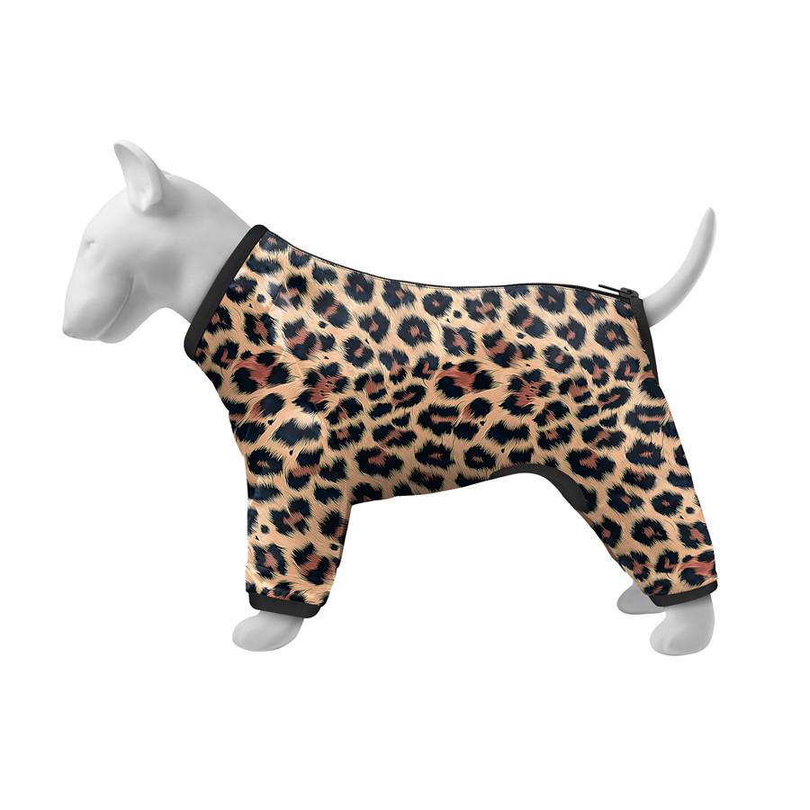 Вітровка для собак WAUDOG Clothes, малюнок "Леопард", XS30, В 43-45 см, С 27-30 см, фото 1