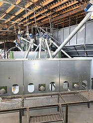Лінія для виробництва комбікорму для птиці (кури) продуктивністю 3т/годину