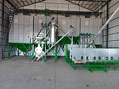 Автоматизована лінія для приготування комбікорму 3т/годину
