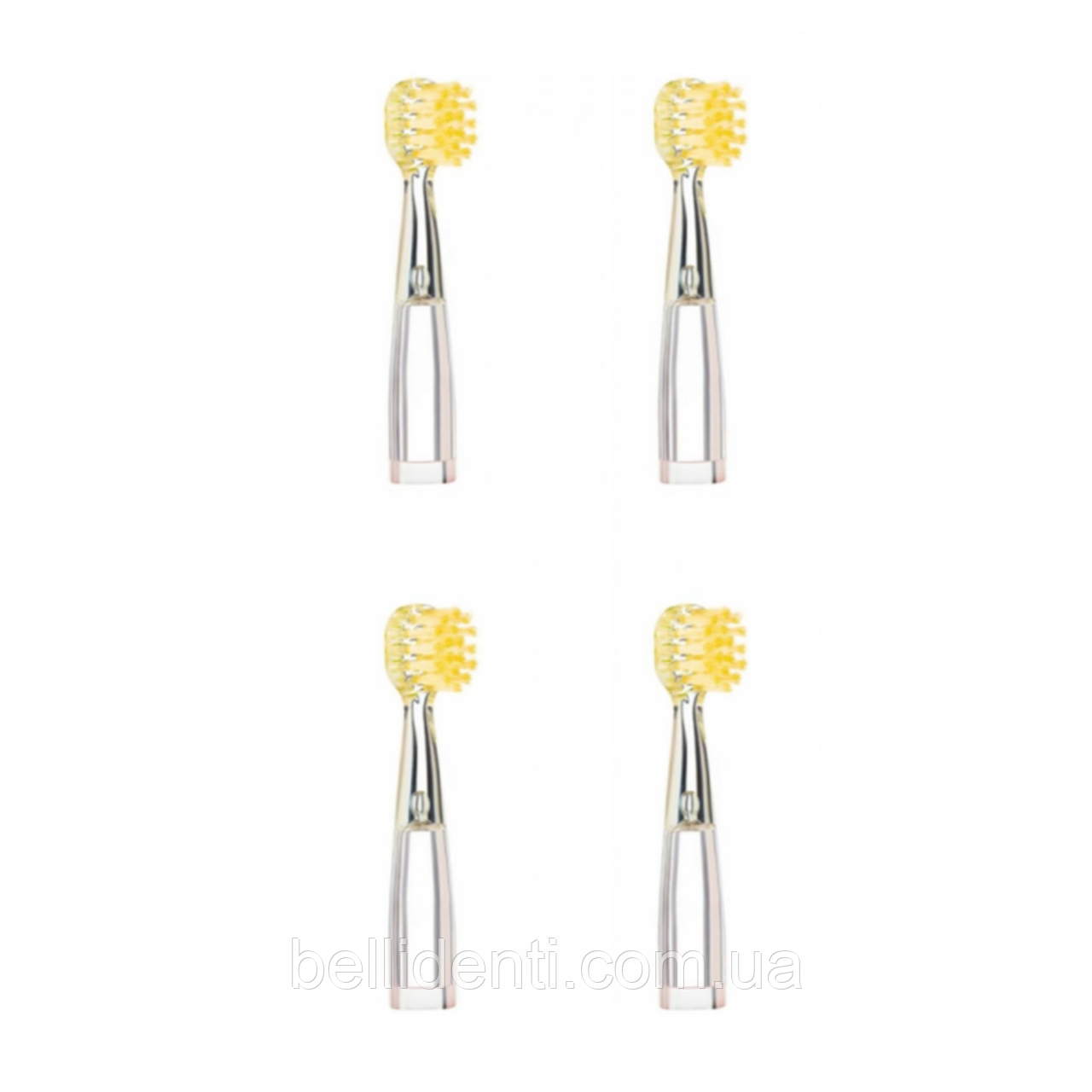 Змінні насадки для дитячої зубної щітки Medica+ KidsBrush 2.0 yellow , 4 шт