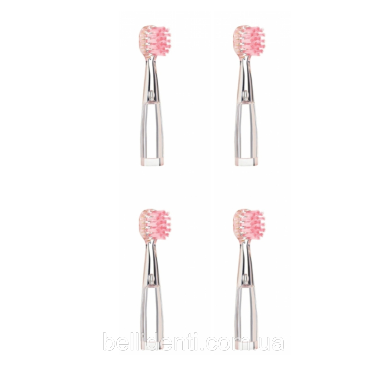 Змінні насадки для дитячої зубної щітки Medica+ KidsBrush 2.0 pink, 4 шт