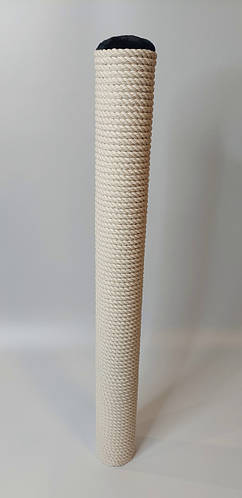 Столбик сменный для когтеточки. Канат хлопковый, 8 мм, Черный, 70 см ...