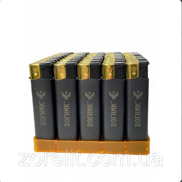 Запальничка Огонек П’єзо Чорна, фото 1