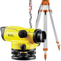 Нівелір оптичний автоматичний N24X NIVEL SYSTEM комплект зі штативом та рейкою 5 м