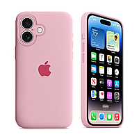 Чехол с защитой камеры Kassel Silicone Camera Protective для iPhone 16 (06) розовый Light pink