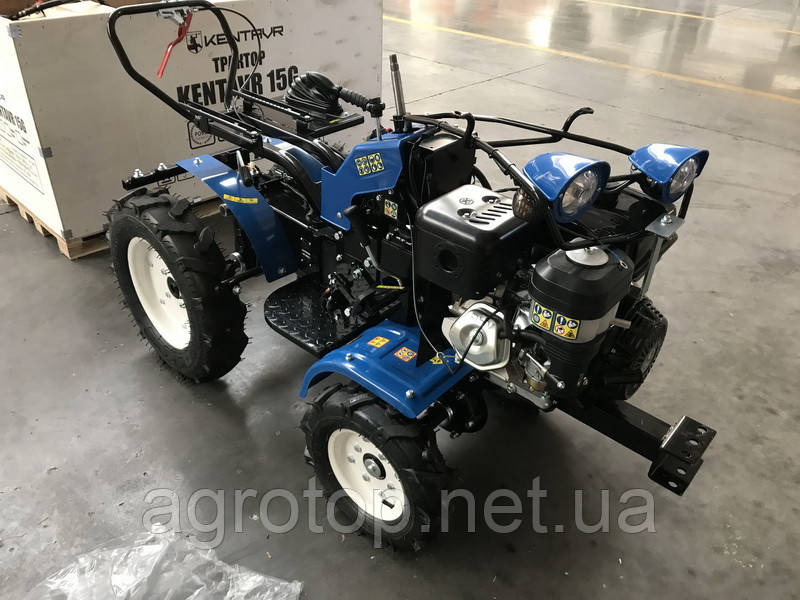 НОВИНКА Трактор KENTAVR 15G (Бензин 15к.с., КПП (3+1), колеса 4.0х8/5,0х12,