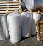 Теплоізоляція Теплоізол спінений поліетилен товщина 5 мм рулон 50м2 полотно ППЕ без покриття білого кольору, фото 6