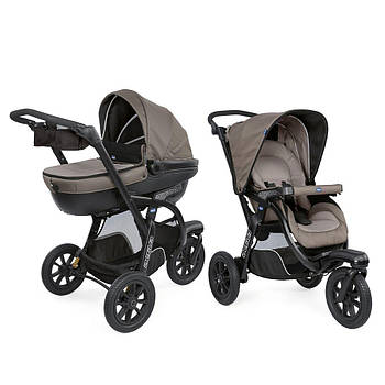 Коляска універсальна триколісна 2в1 Chicco Activ3 Бежева