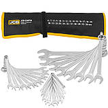 Набір ключів рожково-накидних в чохлі, (6-36 мм), 25 од. JCB Tools JCB-5261P36, фото 2