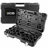 Набір інструментів ударних 26 од. 3/4", 1" (12гр.) JCB Tools JCB-68262-9MPB, фото 3