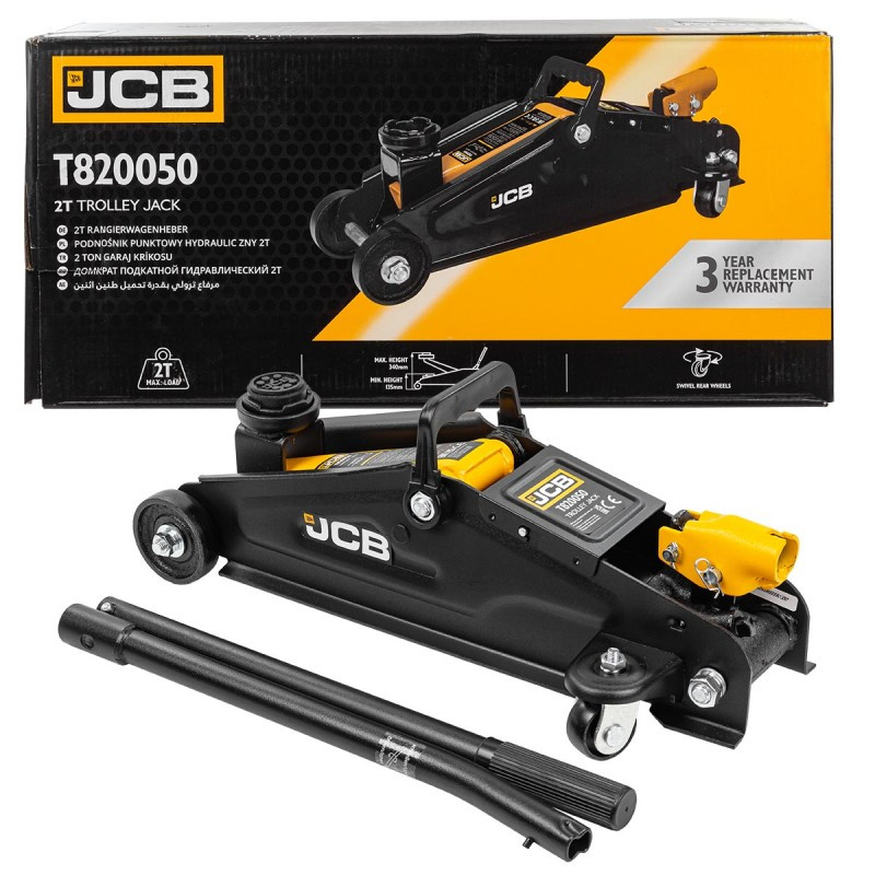 Домкрат підкатний гідравлічний JCB Tools 2т JCB-T820050, фото 1