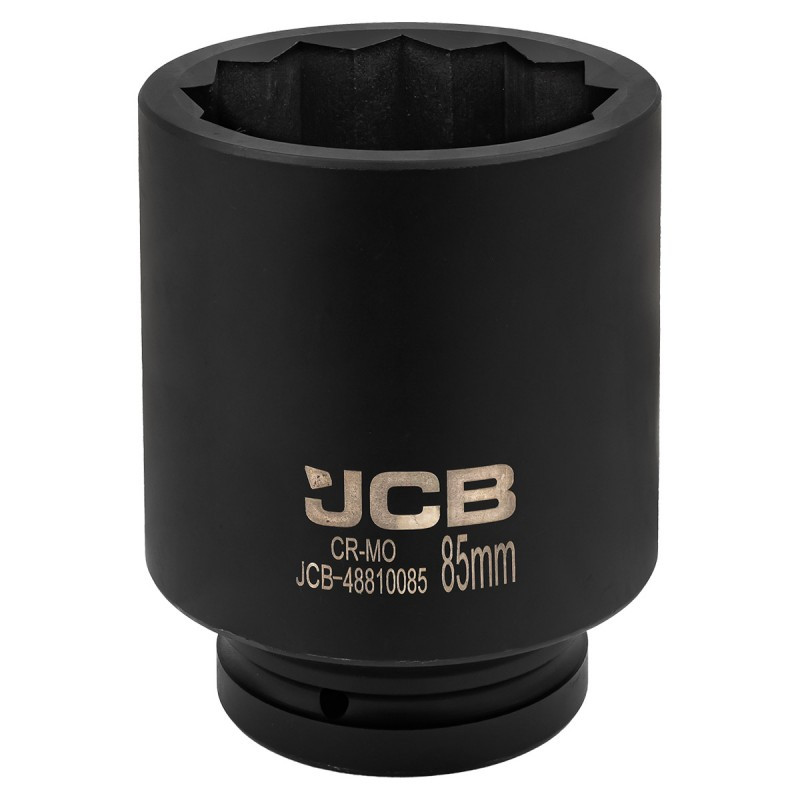 Гoлoвкa тopцeвa удapнa глибока 1" 85мм (12-гранна) JCB Tools JCB-48810085