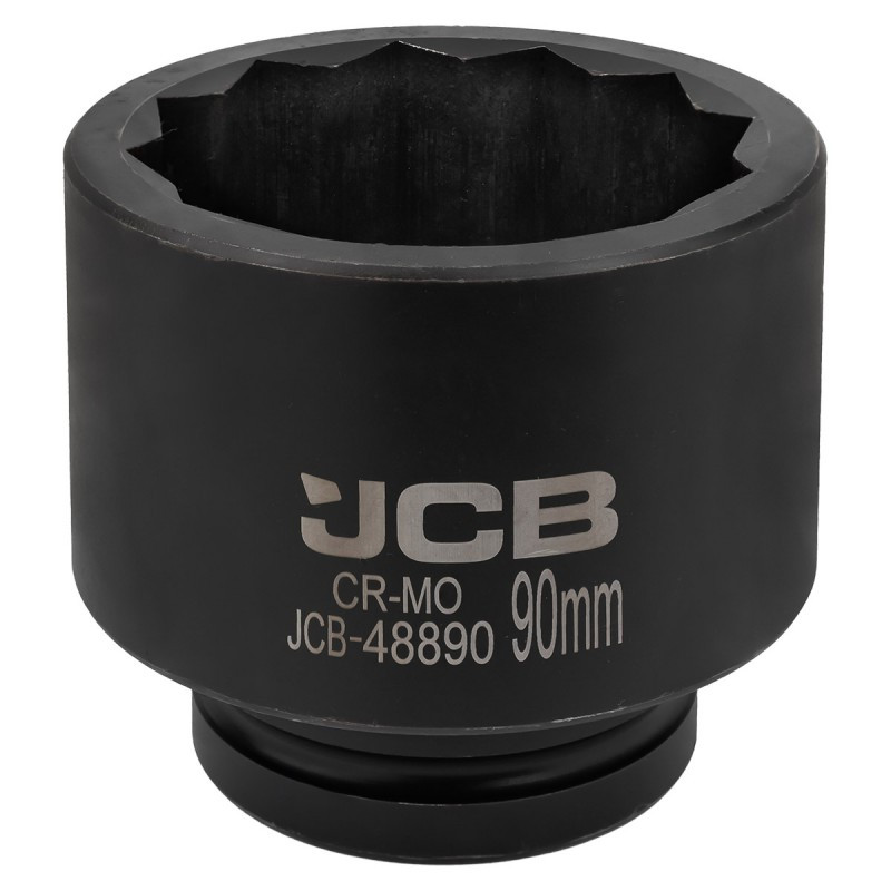 Гoлoвкa тopцeвa удapнa 1" 90мм (12-гранна) JCB Tools JCB-48890