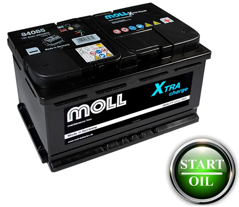 АКБ MOLL 85Ah 800A X-TRA Charge