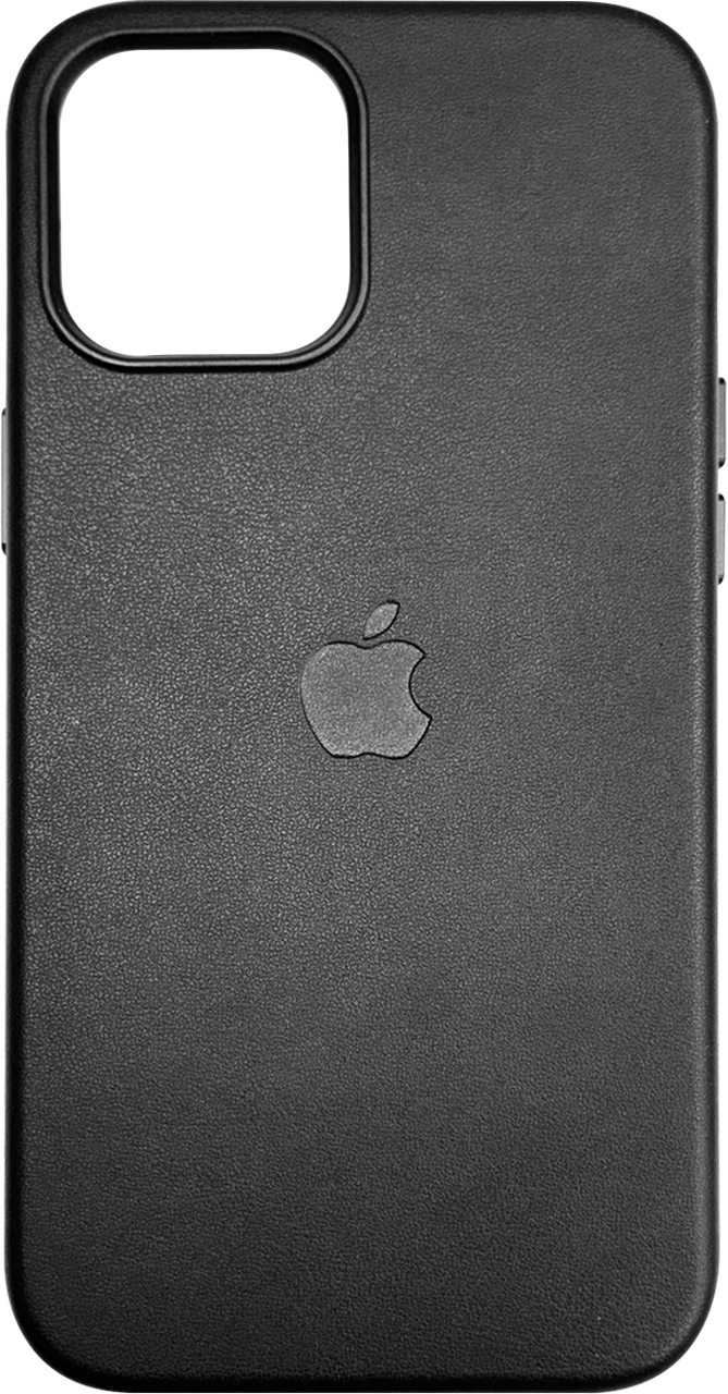 Накладка iPhone 12 Pro Max Leather MagSafe black