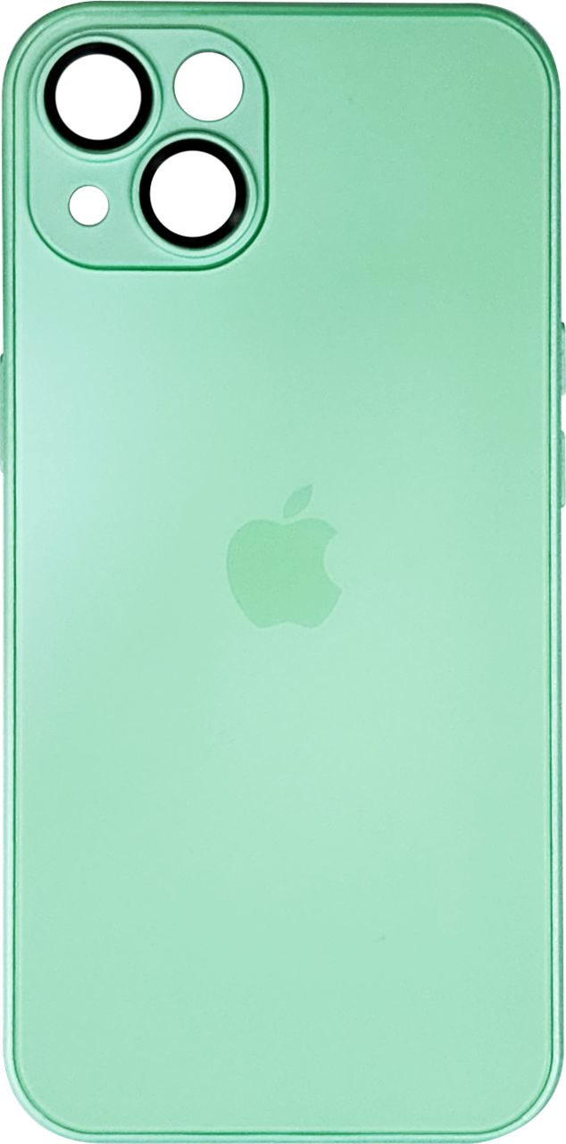 Накладка iPhone 13 Sapphire Glass Matt light green