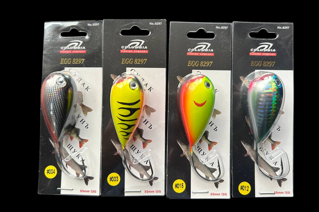 Воблер Хорватське яйце  шумове Columbia ( Bumble Lure ) 12g 55mm (набір 4шт)