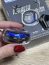 Бездротові Bluetooth навушники TWS Ultrapods Pro прозорі, фото 5