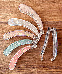 Шпилька банан для волосся пластік 10 см 12 шт/уп ФРАНЦУЗЬКИЙ ПЛАСТИК