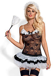 Чорний костюм гірський Housemaid Obsessive S/M