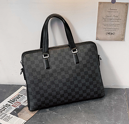 Елегантний чоловічий діловий портфель Louis Vuitton