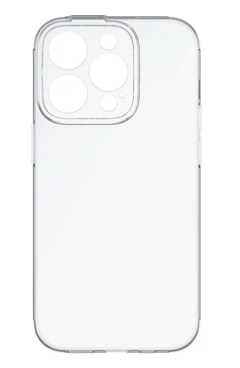 Силікон iPhone 14 Pro Max white Simple Case Baseus